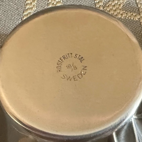 Mid-Century-Modern Rostfritt Stal of Sweden Condiment Caddy or Relish Server - Picture 9 of 10